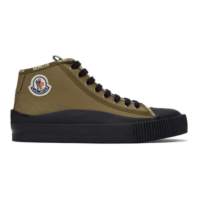 Photo: Moncler Khaki Lissex Sneakers