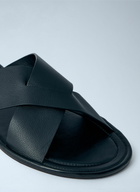 The Row Malick Crossed-Strap Sandals