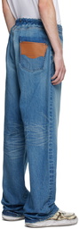 Miharayasuhiro Indigo Waist Easy Relaxed Jeans