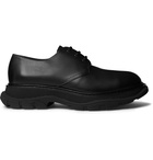 Alexander McQueen - Leather Derby Shoes - Black