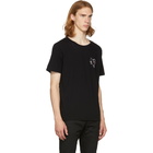 Saint Laurent Black Snake Heart T-Shirt