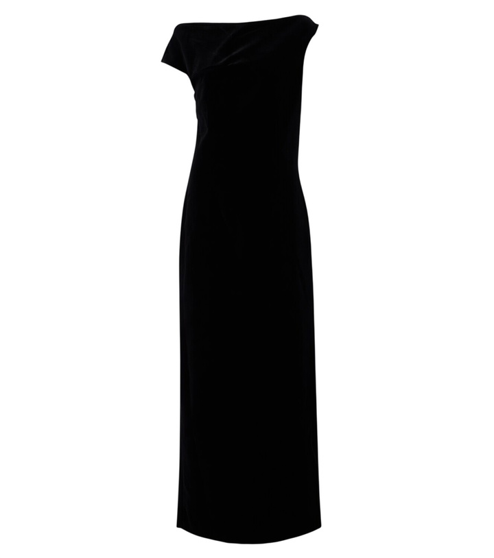Photo: Róhe Asymmetric cotton velvet gown
