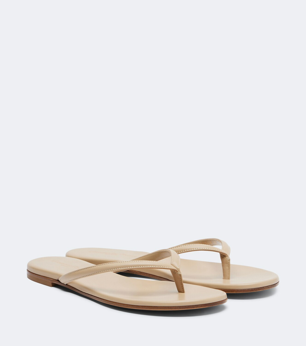Gianvito Rossi Calypso leather thong sandals