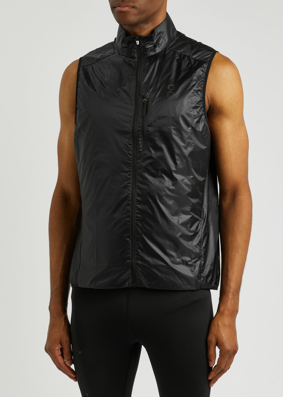 ON Weather Shell Gilet Black