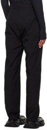 POST ARCHIVE FACTION (PAF) Black Zip Pockets Trousers
