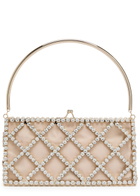 Rosantica Garofano Crystal-embellished Satin Shoulder bag - Gold - One Size