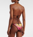 The Attico Printed bikini