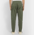 Fear of God - Belted Cotton Cargo Trousers - Green