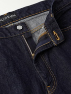 Wacko Maria - Straight-Leg Logo-Embroidered Jeans - Blue