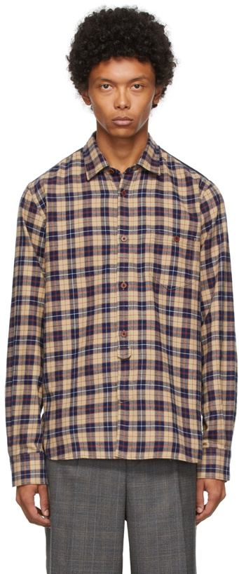 Photo: Junya Watanabe Multicolor 'eYe' Check Flannel Shirt