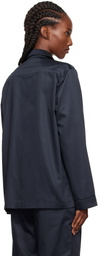 MAGNIBERG Navy Sorbetto Pyjama Shirt
