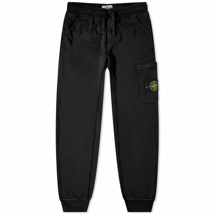 Photo: Stone Island Men's Garment Dyed Pocket Jogger in Black