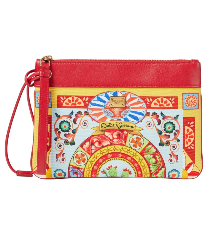 Photo: Dolce&Gabbana Small leather trimmed clutch