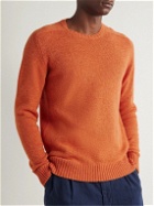 Anderson & Sheppard - Shetland Wool Sweater - Orange