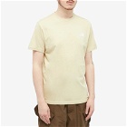 The North Face Men's Simple Dome T-Shirt in Gravel/Tnf White