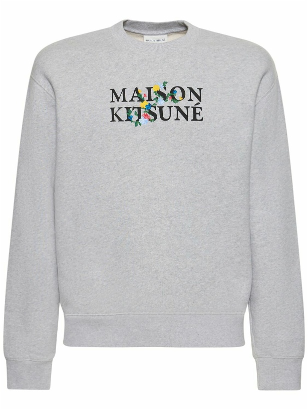 Photo: MAISON KITSUNÉ - Maison Kitsune Flowers Sweatshirt