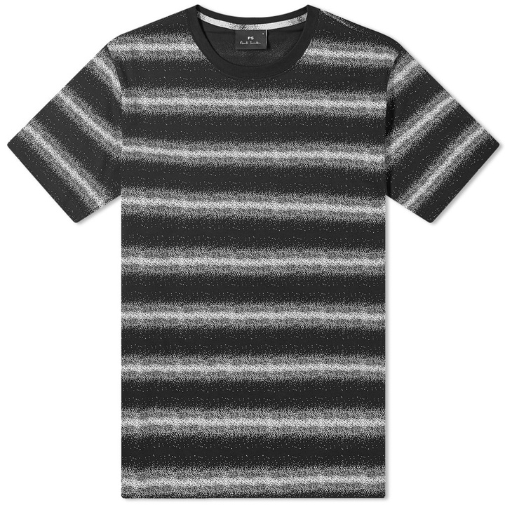 Photo: Paul Smith White Noise Stripe Tee