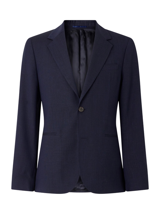 Photo: Mr P. - Wool, Silk and Linen-Blend Suit Jacket - Blue