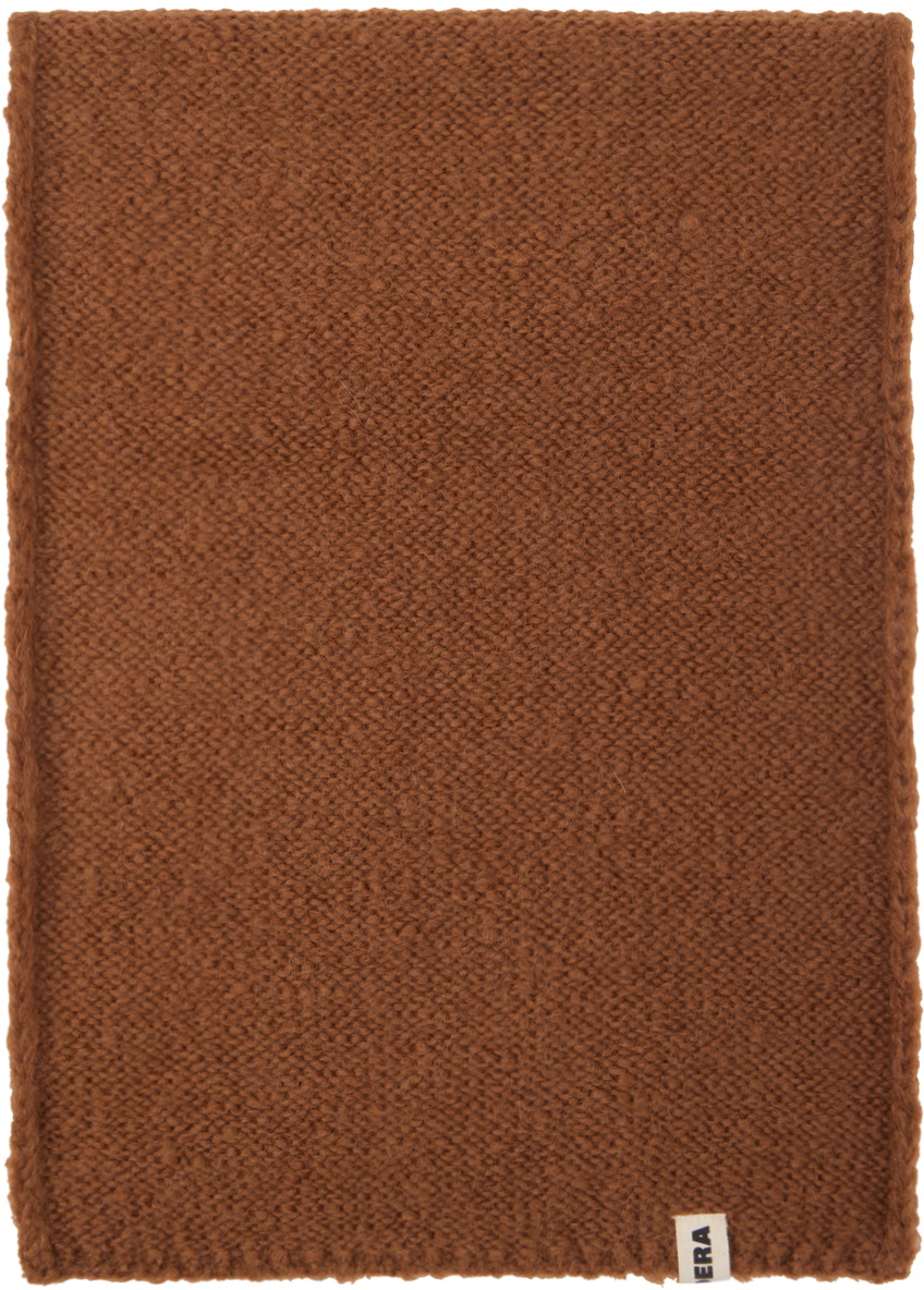 Cordera Brown Brushed Scarf