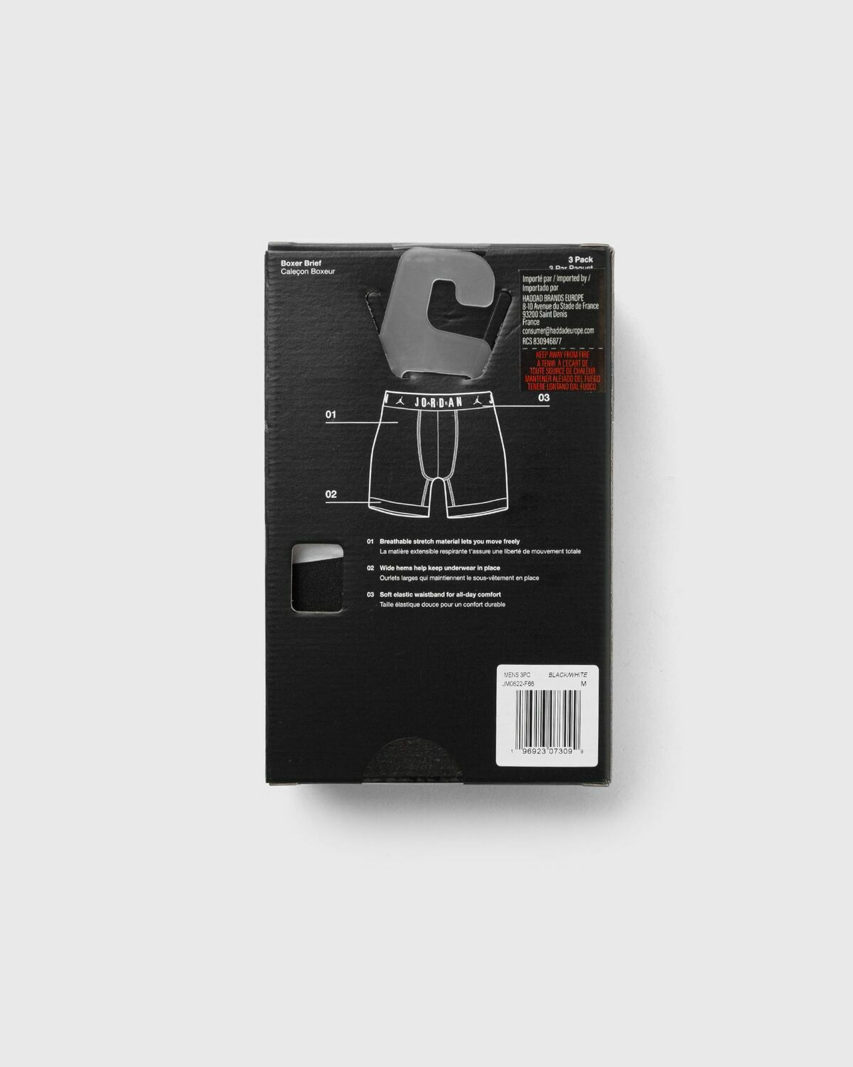 Jordan JHM FLIGHT COTTON CORE 3PK Boxer/Brief Multi-color Mens Boxers & Brief