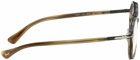 Persol Brown Round Glasses