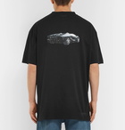 Vetements - Oversized Printed Cotton-Jersey T-Shirt - Men - Black