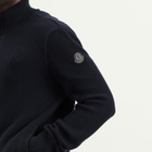 Moncler Men's Wool Cashmere Zip Up in Navy