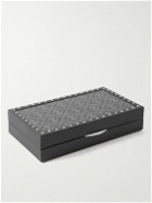 Fendi - Monogrammed Coated-Canvas and Leather Backgammon Set