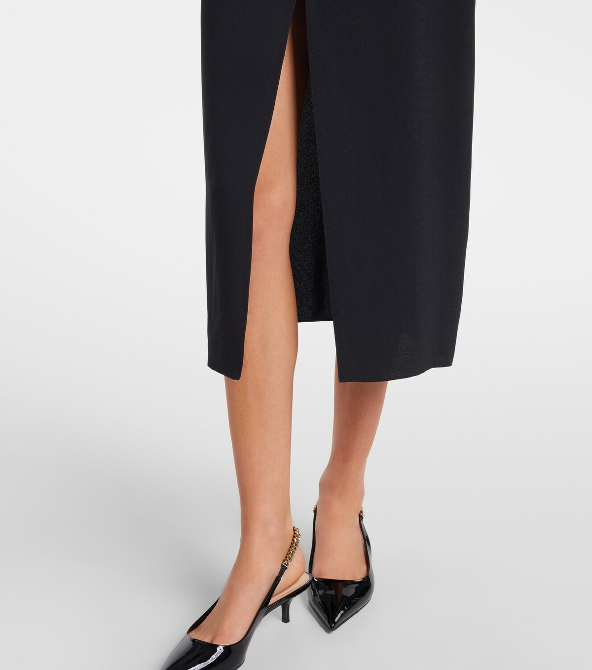 Gucci Gathered midi dress