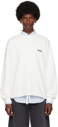 ZEGNA White Crewneck Sweatshirt