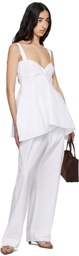 Carven White Pyjama Trousers