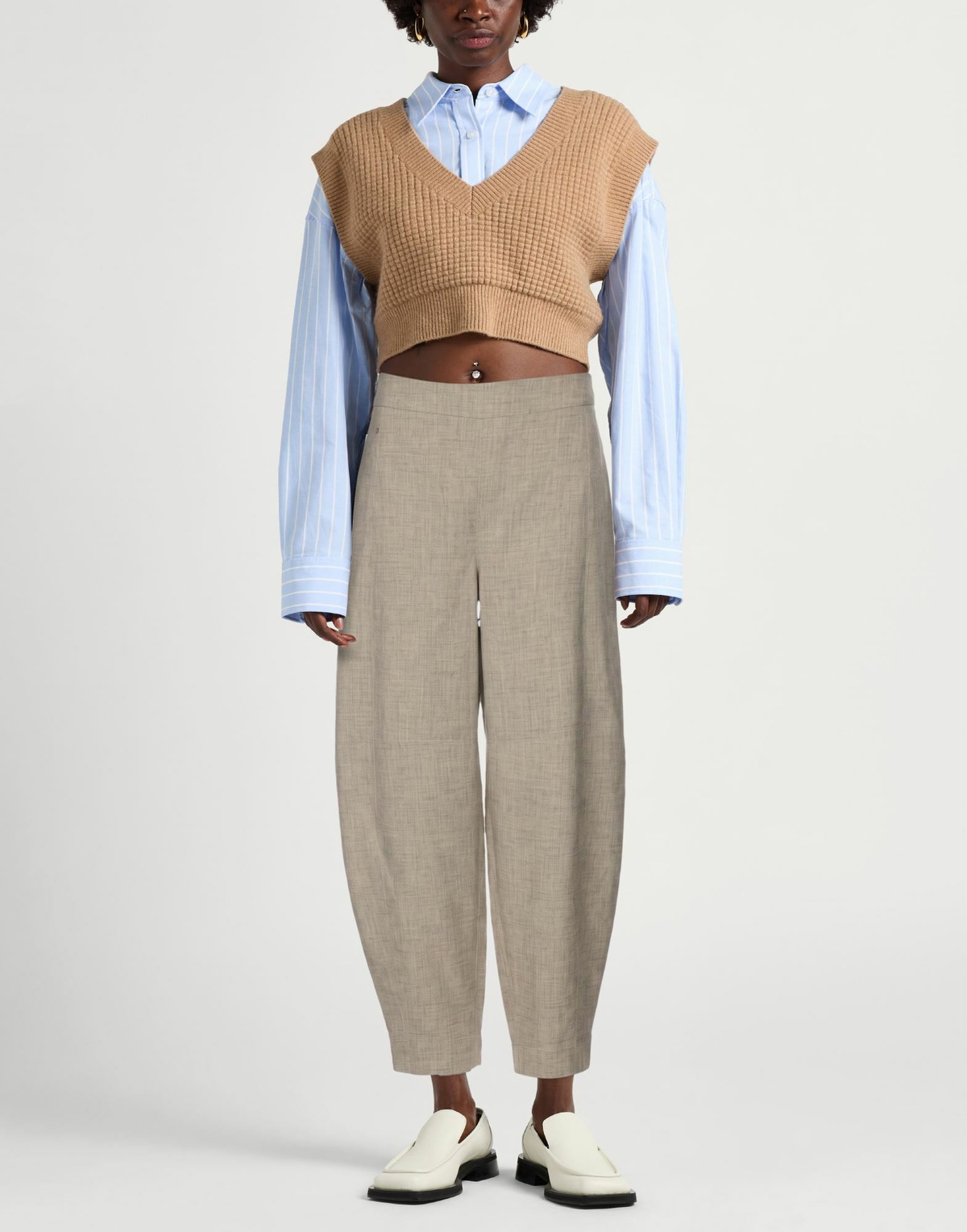 Jijil Womens Pants Khaki