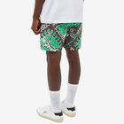 Valentino Men's Bandana Swim Short in St. Archive Manifesto Bandana Verde