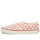 Vans Women's LX Authentic 44 Sneaker in Stars Racing Red/Marshmallow