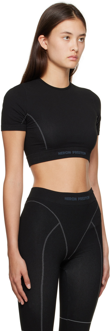 Heron Preston Black Active Sport Top