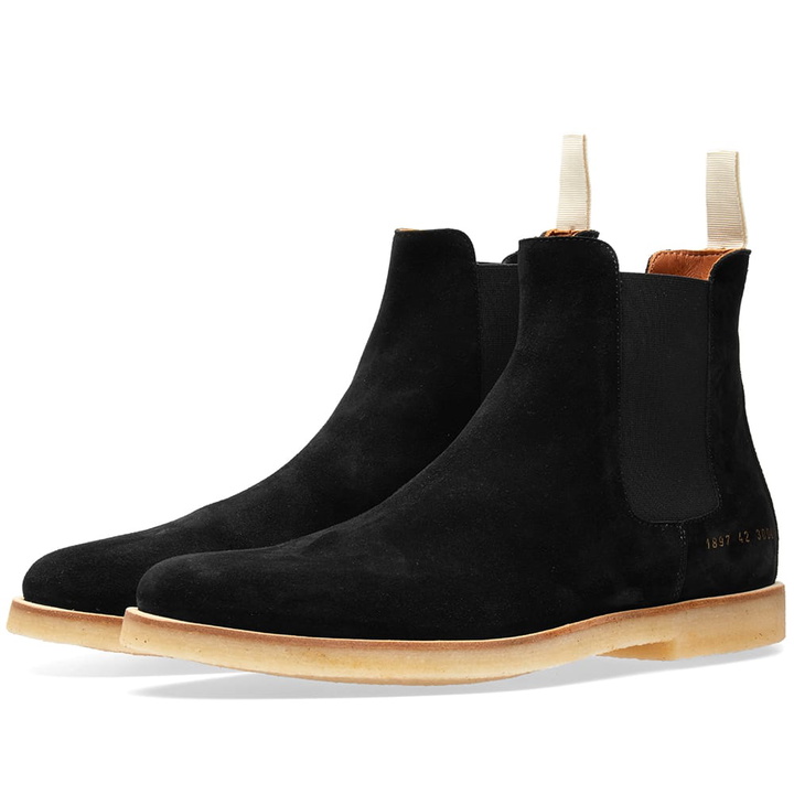 Photo: Common Projects Chelsea Boot Black