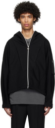 Solid Homme Black Hooded Jacket