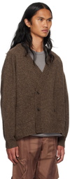 meanswhile Brown Double-Breasted Cardigan