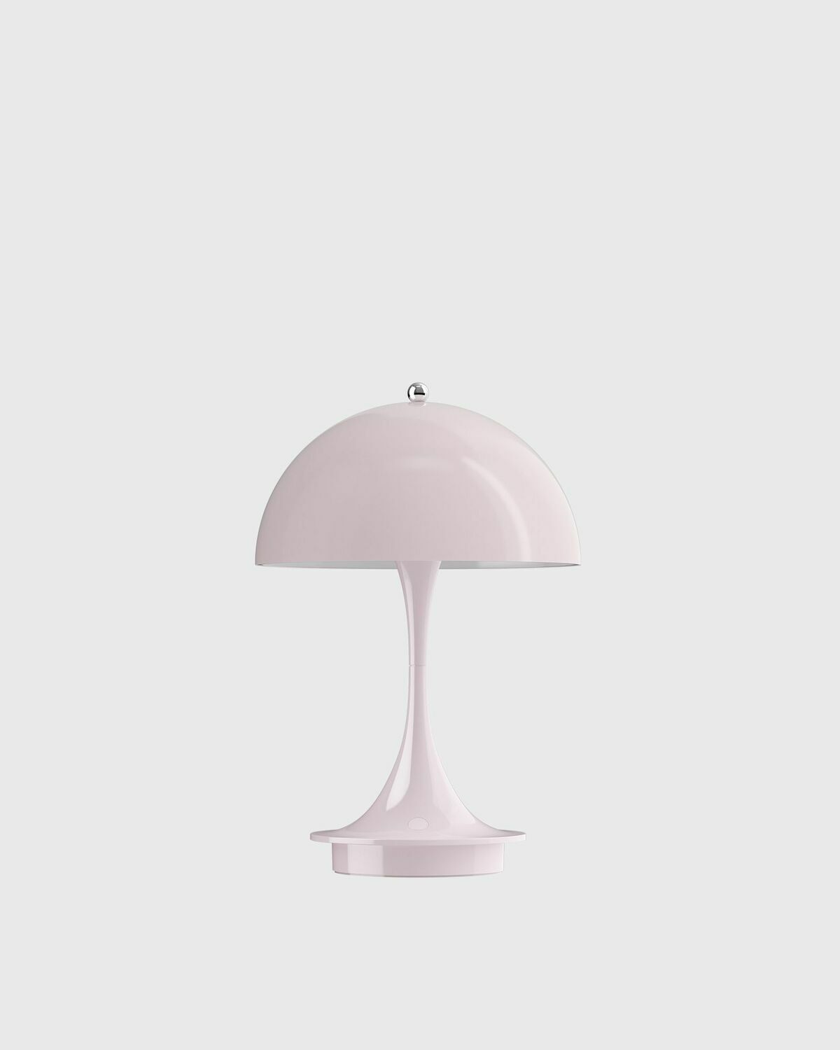 Louis Poulsen Panthella 160 Portable Pale Rose Acryl   Universal Plug Pink Lighting