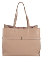 Orciani Logo Detail Top Lock Tote