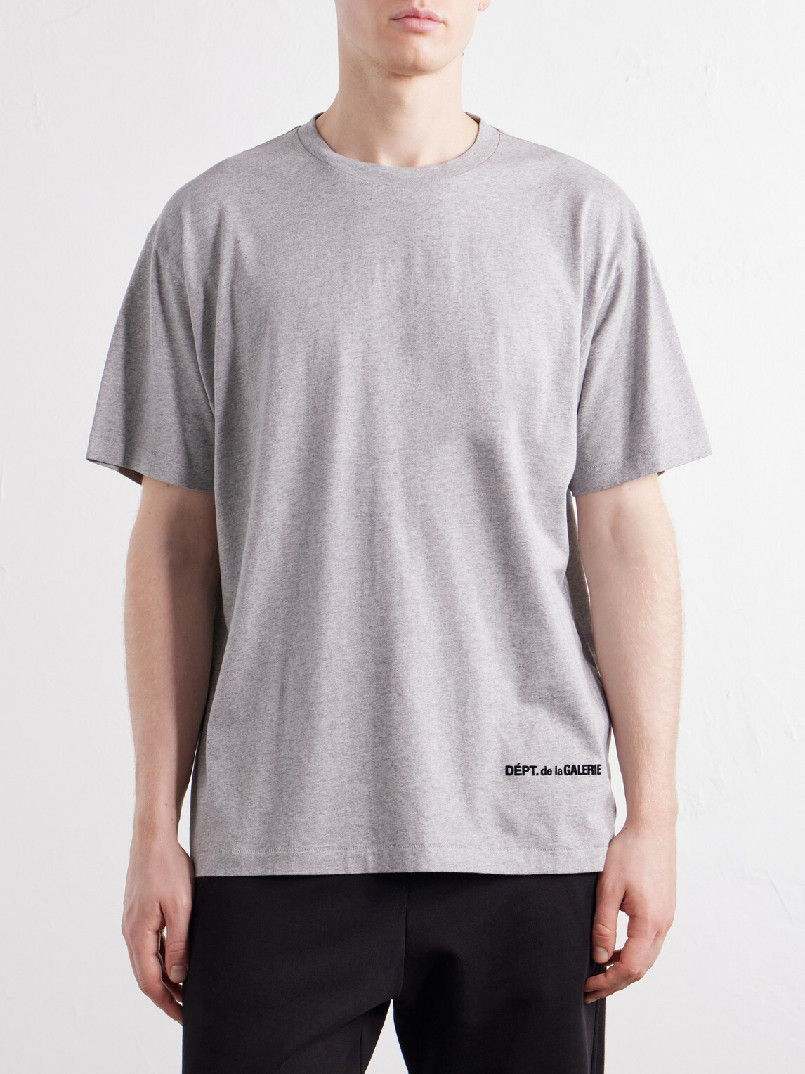 Gallery Dept. - Logo-Appliqué Cotton-Jersey T-Shirt - Gray