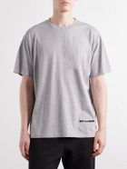 Gallery Dept. - Logo-Appliqué Cotton-Jersey T-Shirt - Gray