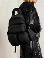 Moncler Genius - adidas Originals Leather-Trimmed Padded Shell Backpack