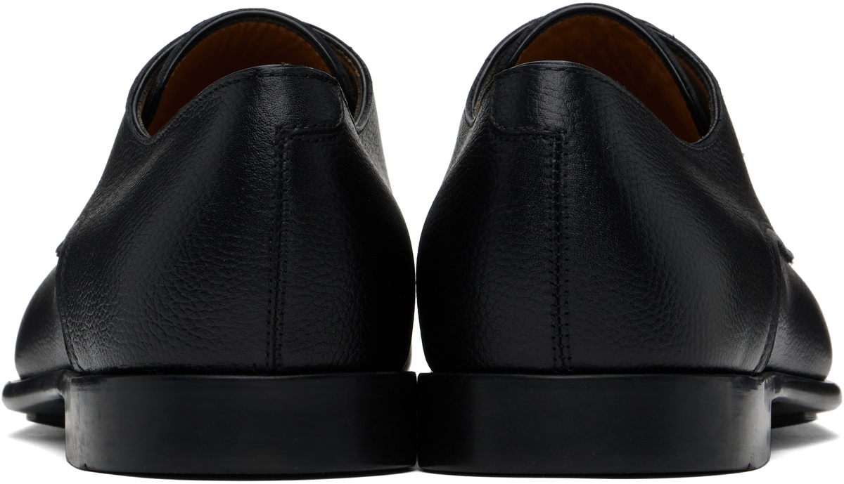 Ferragamo Black Two Tone Derbys