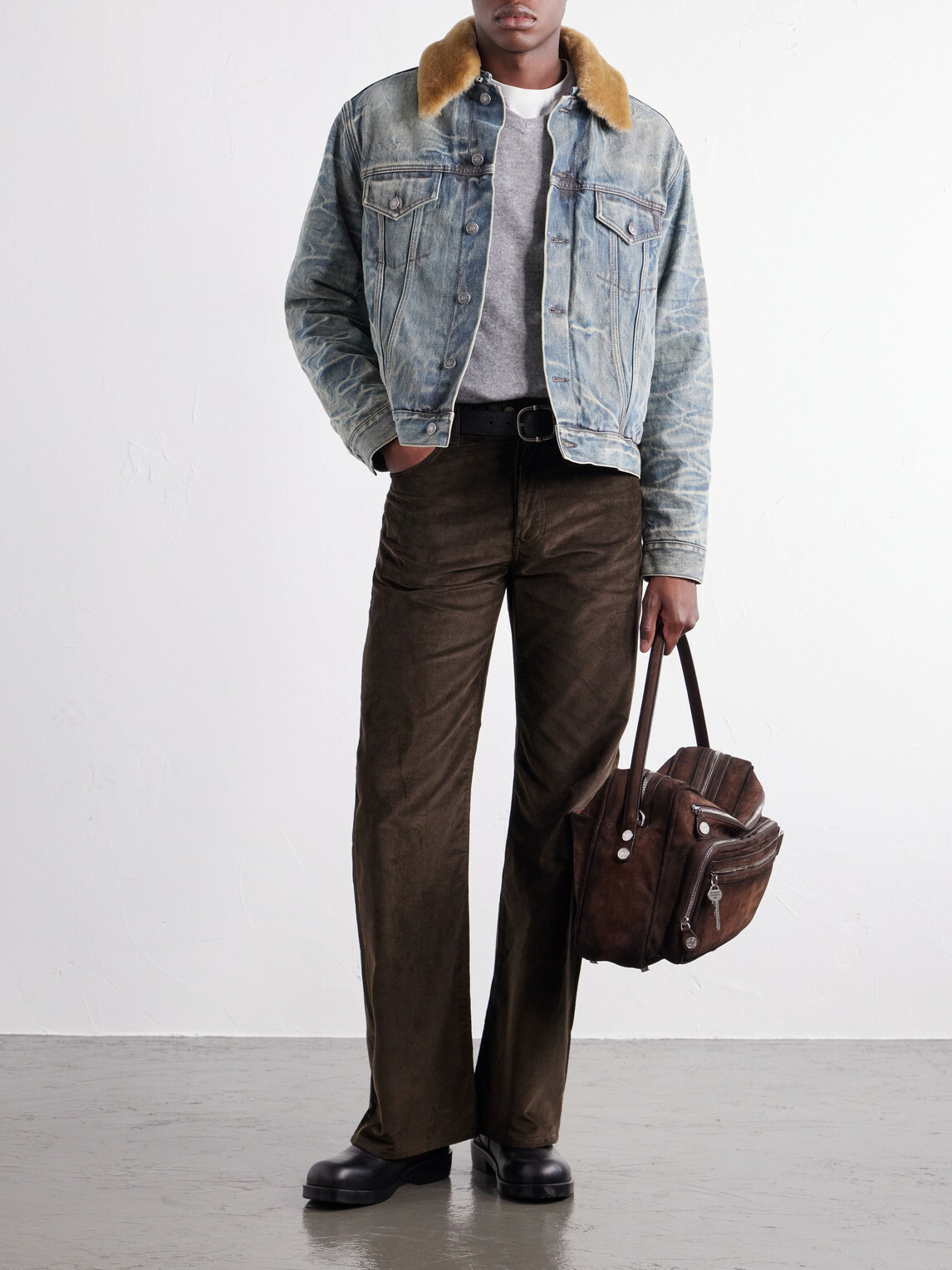 Acne Studios - Straight-Leg Cotton-Corduroy Trousers - Brown