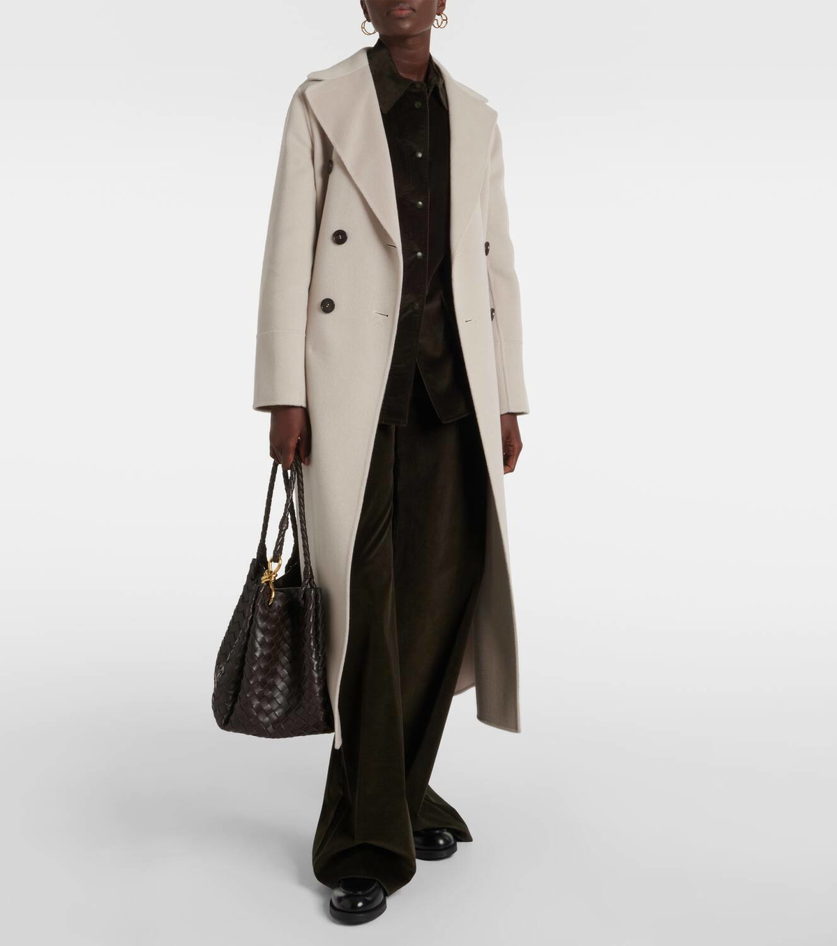 コート S MAX MARA WOOL DOUBLE-BREASTED COAT S Max Mara Double-breasted wool coat S Max Mara