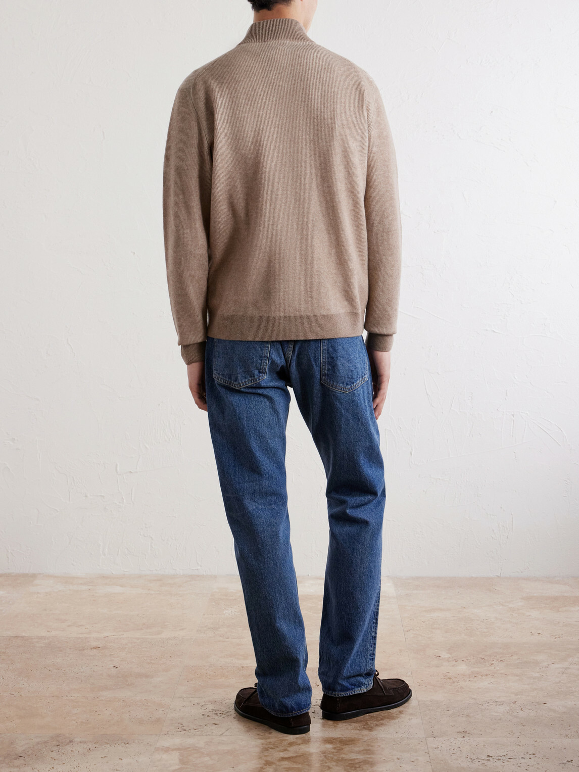 Slowear - Virgin Wool Half-Zip Sweater - Neutrals