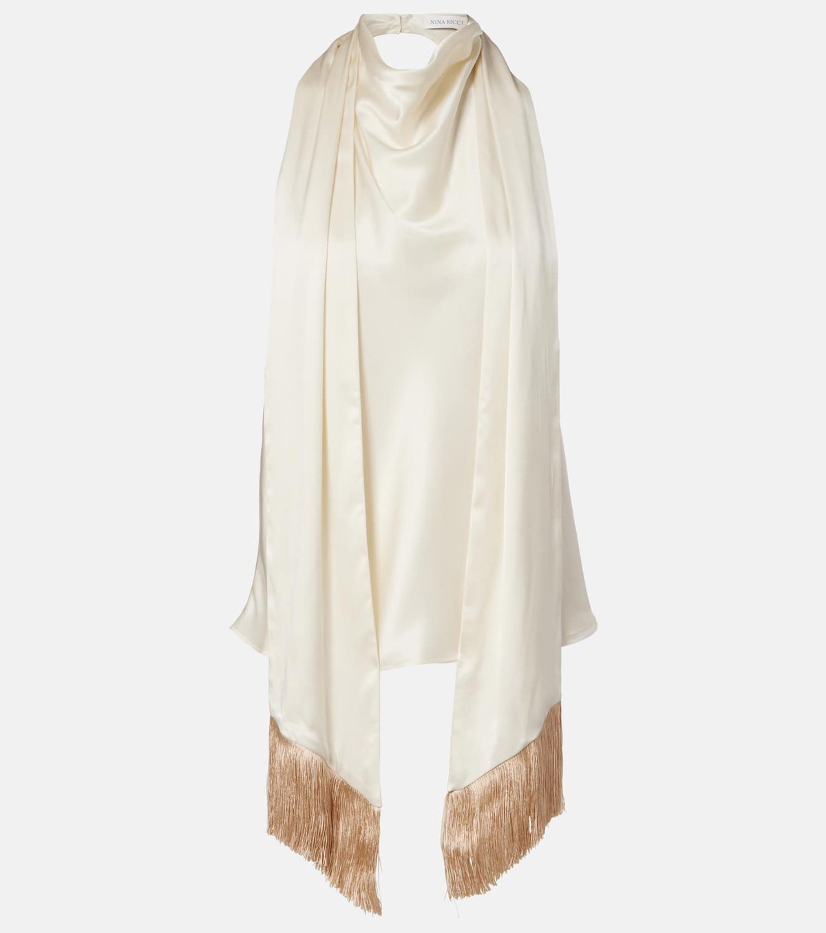 Nina Ricci Scarf-detail top