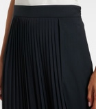Max Mara Pleated virgin wool wide-leg pants