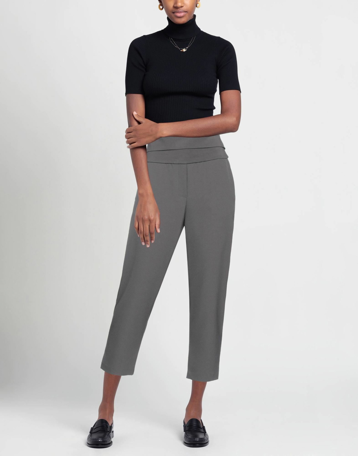 Manila Grace Womens Pants Taupe